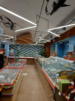 Освещение магазинов торговой сети "Мясорубка"