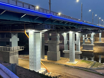 Архитектурная подсветка моста г. Гомель (РБ)