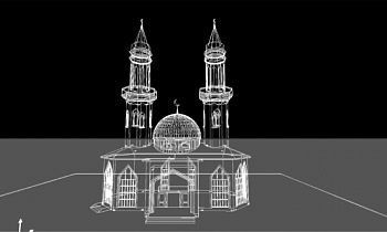 Концепция подсветки мечети в Тобольском районе