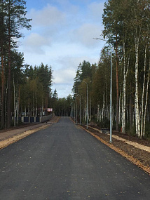освещение коттеджного поселка "Репино-парк"