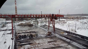 Реконструкция системы освещения подкрановых путей раскаточной площадки НАО "СВЕЗА Верхняя Синячиха"