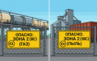 Взрывозащищенные светильники 2Ex